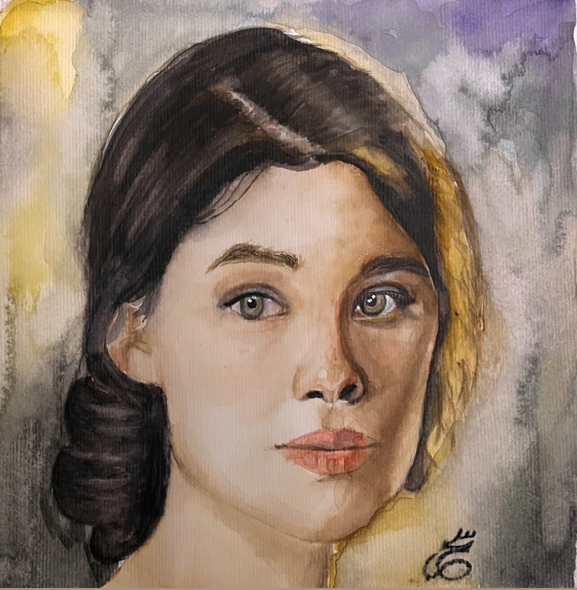 sahar_ghrmni80's tweet photo. ✨️New Drop on @objktcom
👒Name: Anne
👒Collection: watercolor
👒Edition: 10
👒Price: 2.99
~~~~~~~~
🖌This is physical painting that I painted with watercolor
#nftpainter
🔗https://t.co/H0h6flk0eD https://t.co/Zi2y60FyXh