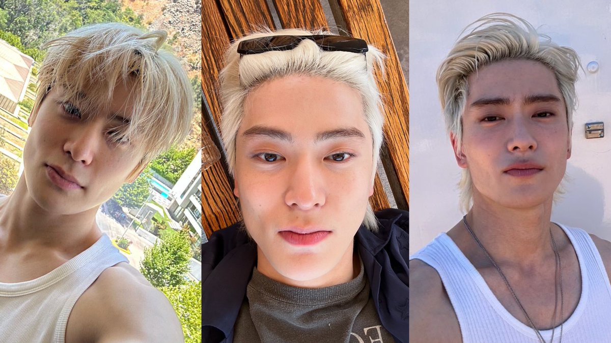 blonde jaehyun… i gotta praise the lord