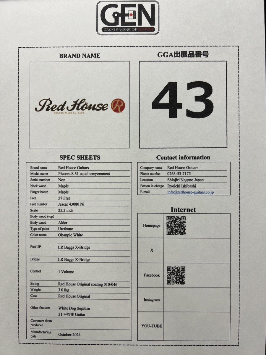 Red House Guitars tweet media