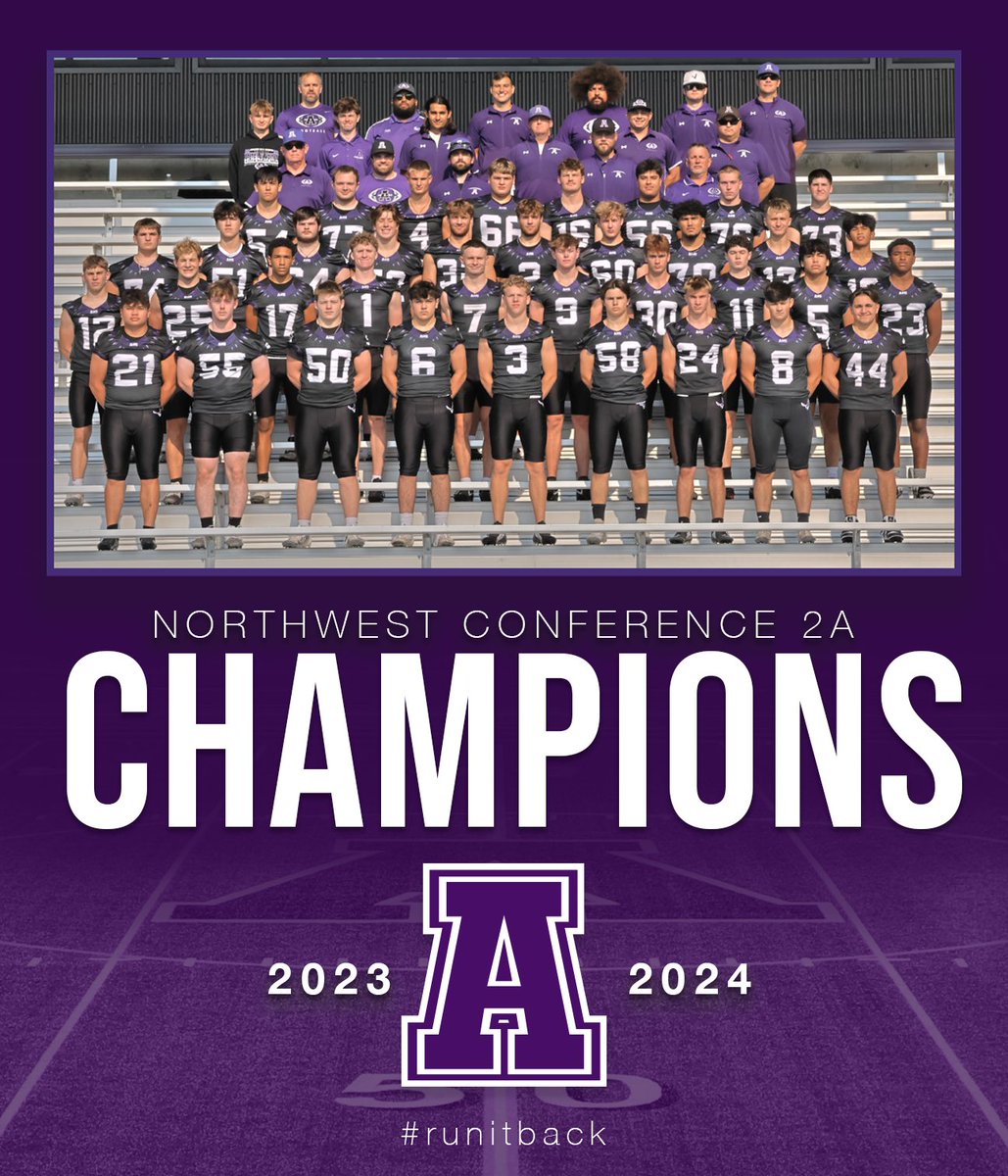 AnacortesFB's tweet photo. Back to Back NWC Champs!! On to playoffs 

#runitback https://t.co/b1g8baEjaO