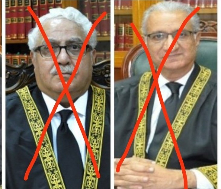 یہ رشوت خور اور پی ٹی آئی کہ 2 ریٹائرڈ ججز ہے، یہ حکومت کی بڑی ناکامی ہے کہ انکے ریٹائرڈ ہونے پر راضی ہوئے اور انہیں کھلا چھوڑا دیا ہے، ،انکو سخت ترین سزا دینی چاہیے تاکہ آئندہ کوئی جج سیاسی ونگ کا ورکرز نا بنے