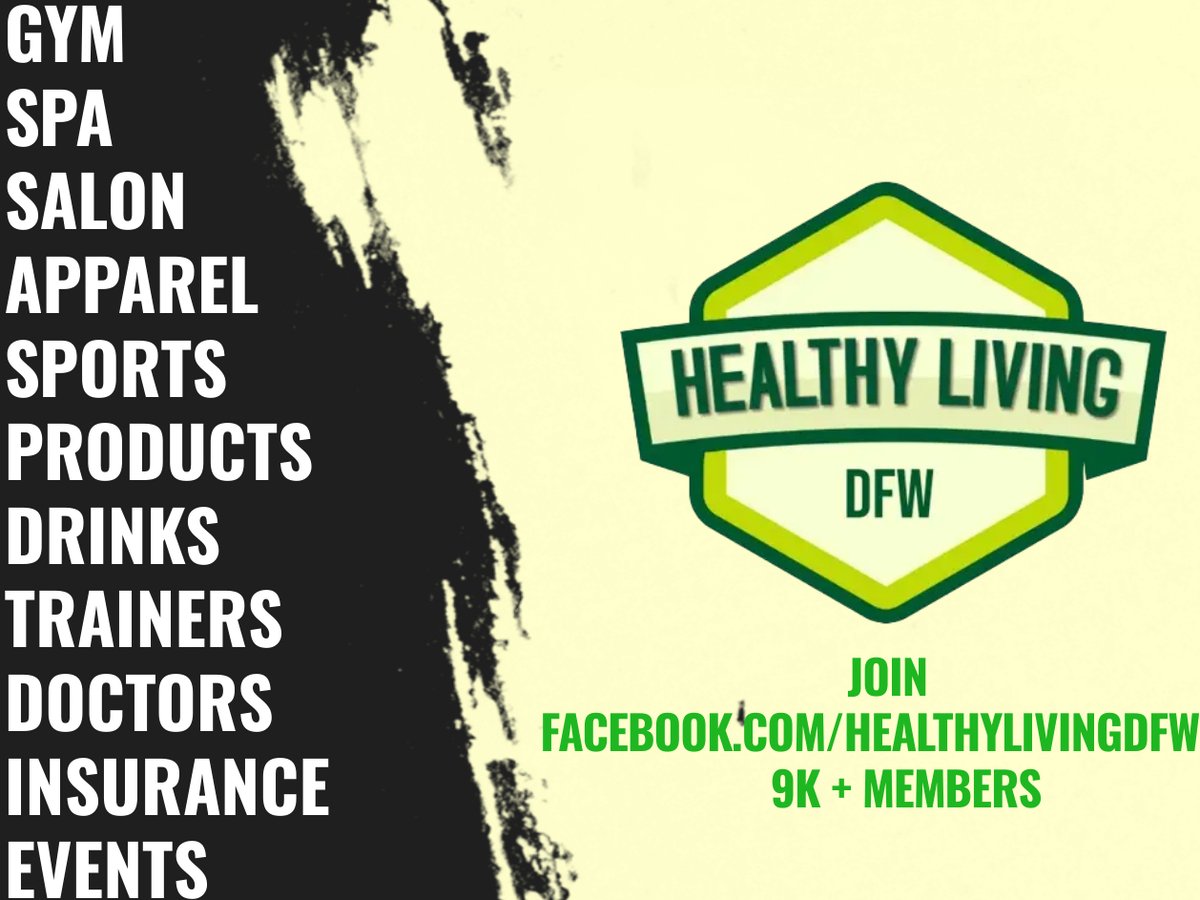 Why don't YOU know about this?
#HEALTHYLIVINGDFW 
#FACEBOOK 
#JOIN