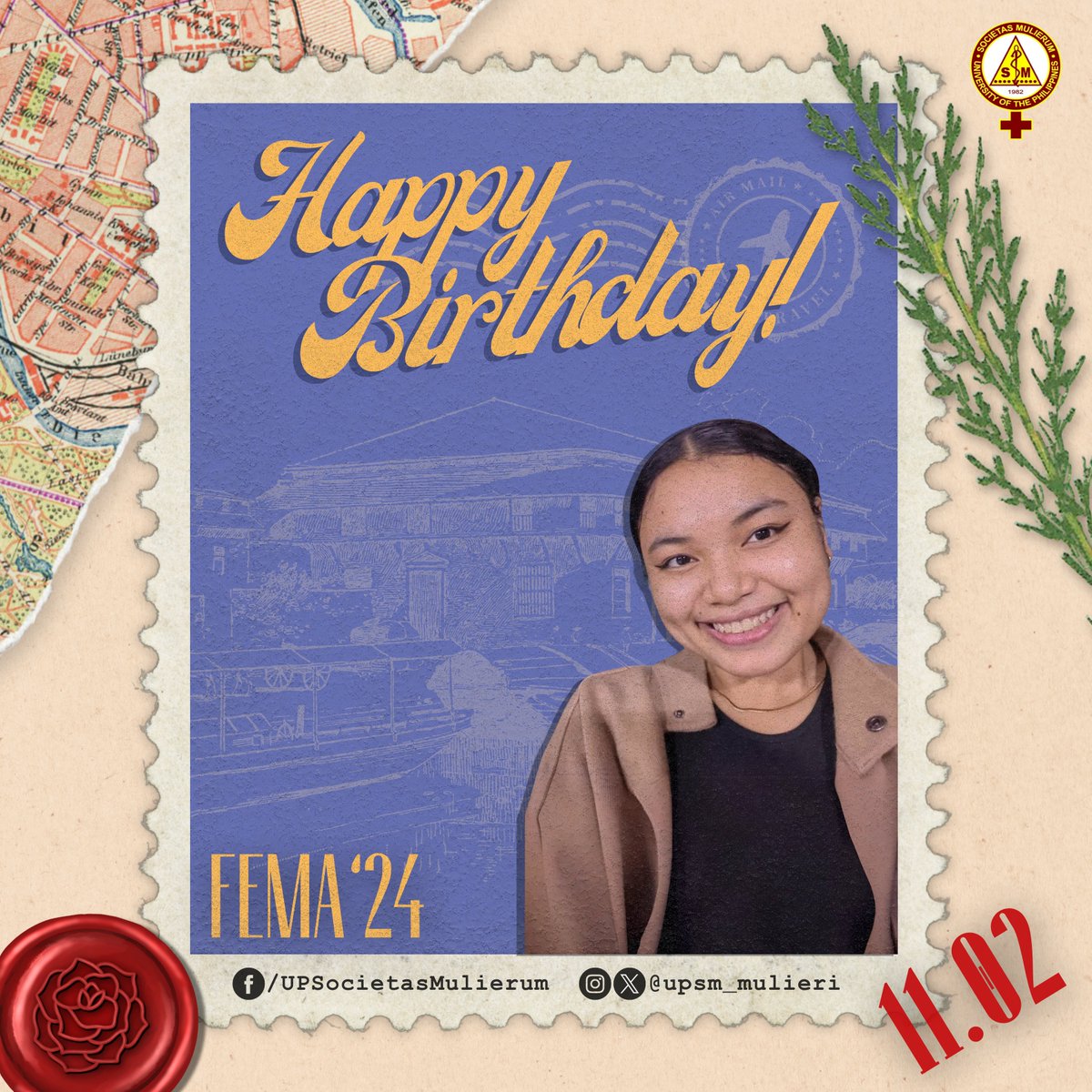 upsm_mulieri's tweet photo. Happy Birthday to our incredible Fema ’24! Your quiet strength, reliability, and unwavering support make you the one we can depend on 🌻. Your presence is a steady light that reminds us of the beauty in loyalty and commitment ✨. https://t.co/x3dU9WmkhQ