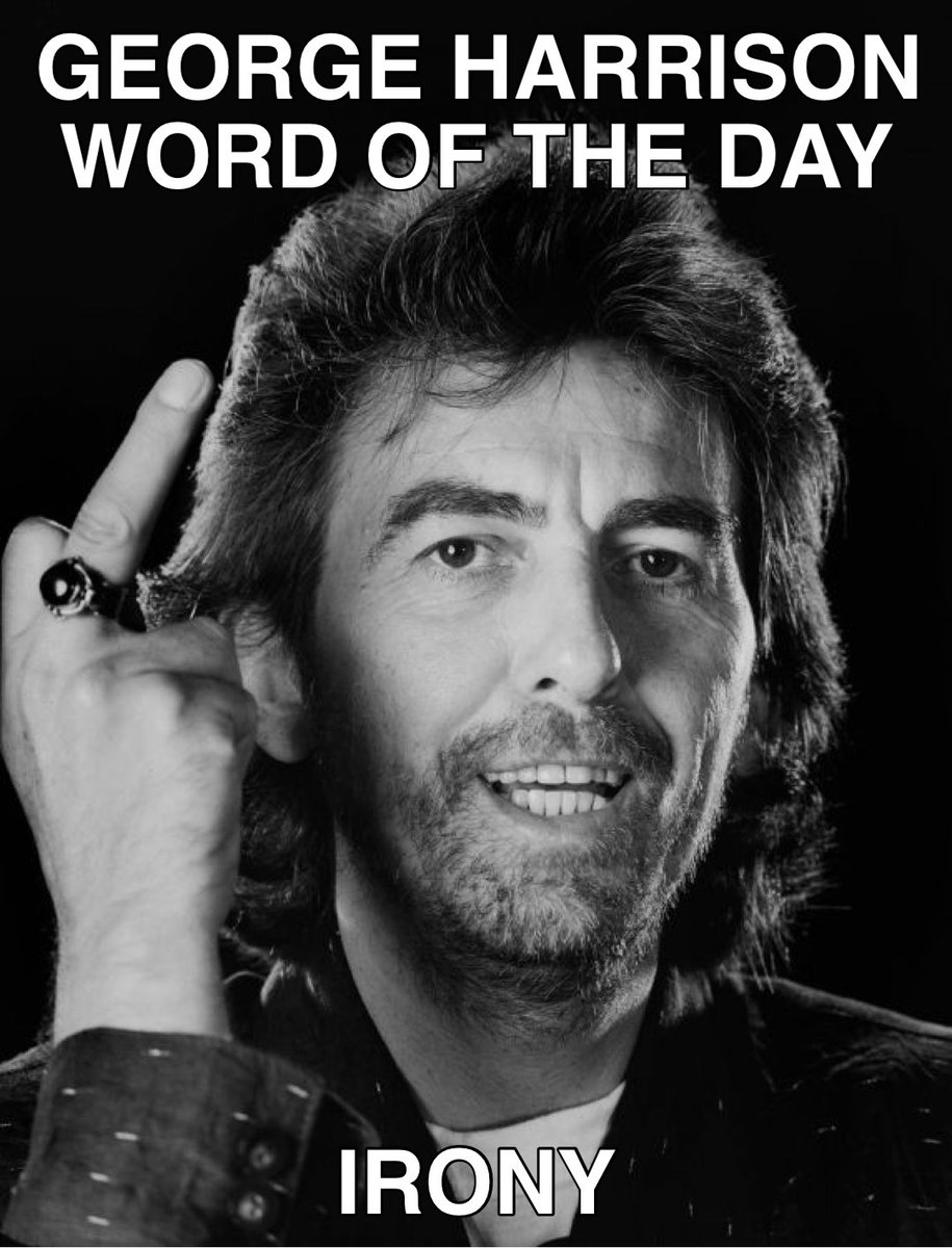george harrison word of the day (@harrisonwotd) on Twitter photo 