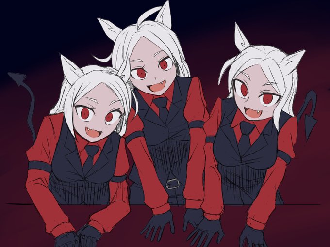 お絵かきデスゲームの代償で描いたヘルテイカーのケルベロスです(未プレイ) 