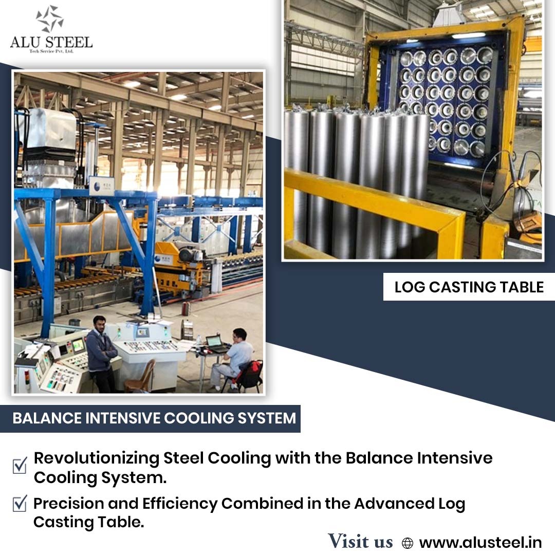TechAlusteel's tweet image. Revolutionize your cooling process with the Balance Intensive Cooling System and achieve unmatched precision with the Advanced Log Casting Table for superior efficiency.
Visit for more: alusteel.in
#BalanceIntensiveCoolingSystem #LogCastingTable #SteelCooling
