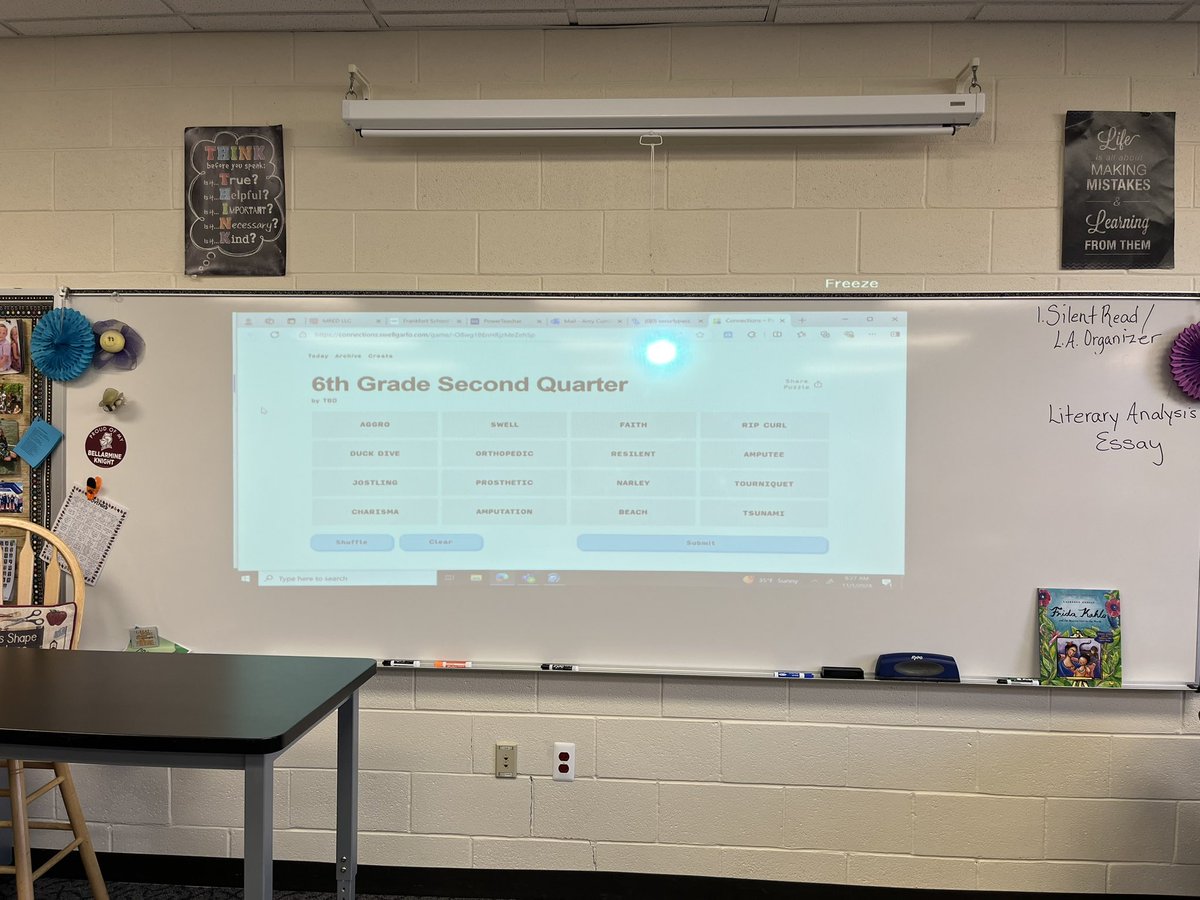 Connections in the classroom 
#hcmstigers157c
#fsd157c