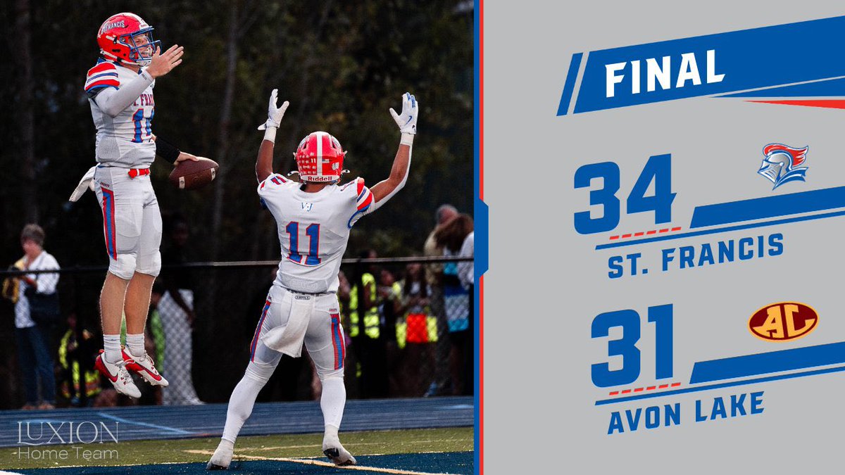 SFSAthletics's tweet photo. ‼️ KNIGHTS WIN ‼️

Knights go on the road and defeat Avon Lake to advance in the playoffs!

#GoKnights #VictoryIsOurs https://t.co/WLXGJWhw2O
