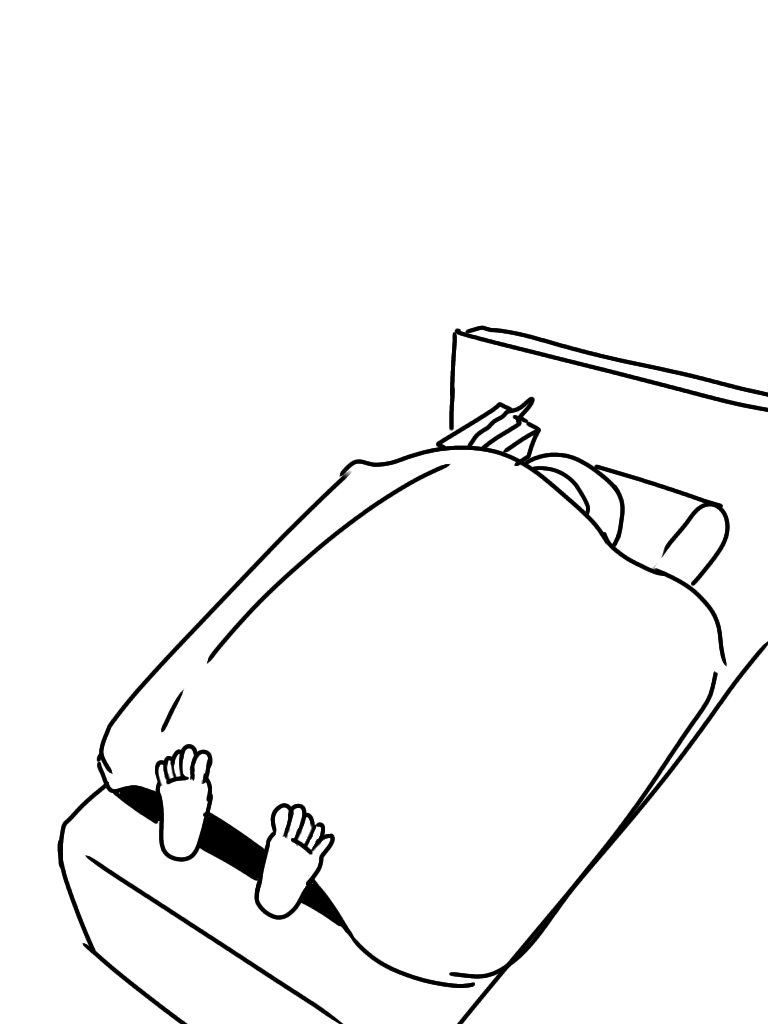 もうちょっと寝させて下さい。 