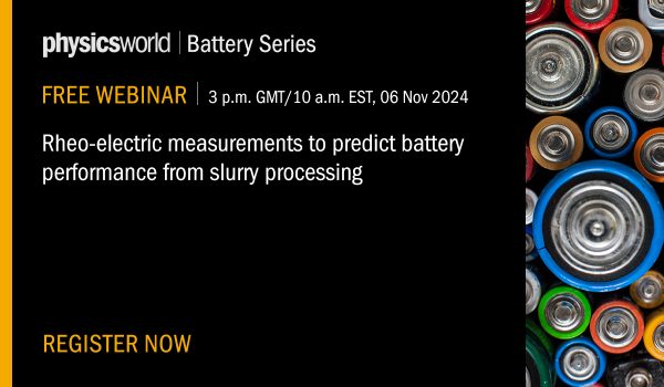 On November 6, join Professors Richards and Lopez as they reveal how Rheo-electric measurements can predict #battery performance. Discover the latest insights into #lithium-ion battery production in this engaging, interactive session!

Sign up now &lt;&lt; ow.ly/Nxcu50TYwF8 &gt;&gt;