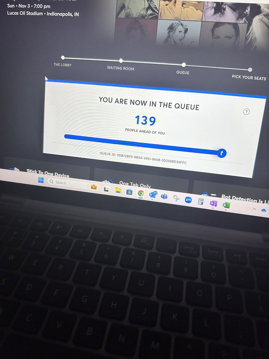 leilaniK28's tweet photo. @haleyhamilton_ @swiftieswanttix @Ticketmaster The line is going FAST….this makes me nervous https://t.co/k0Eq34h3Xe