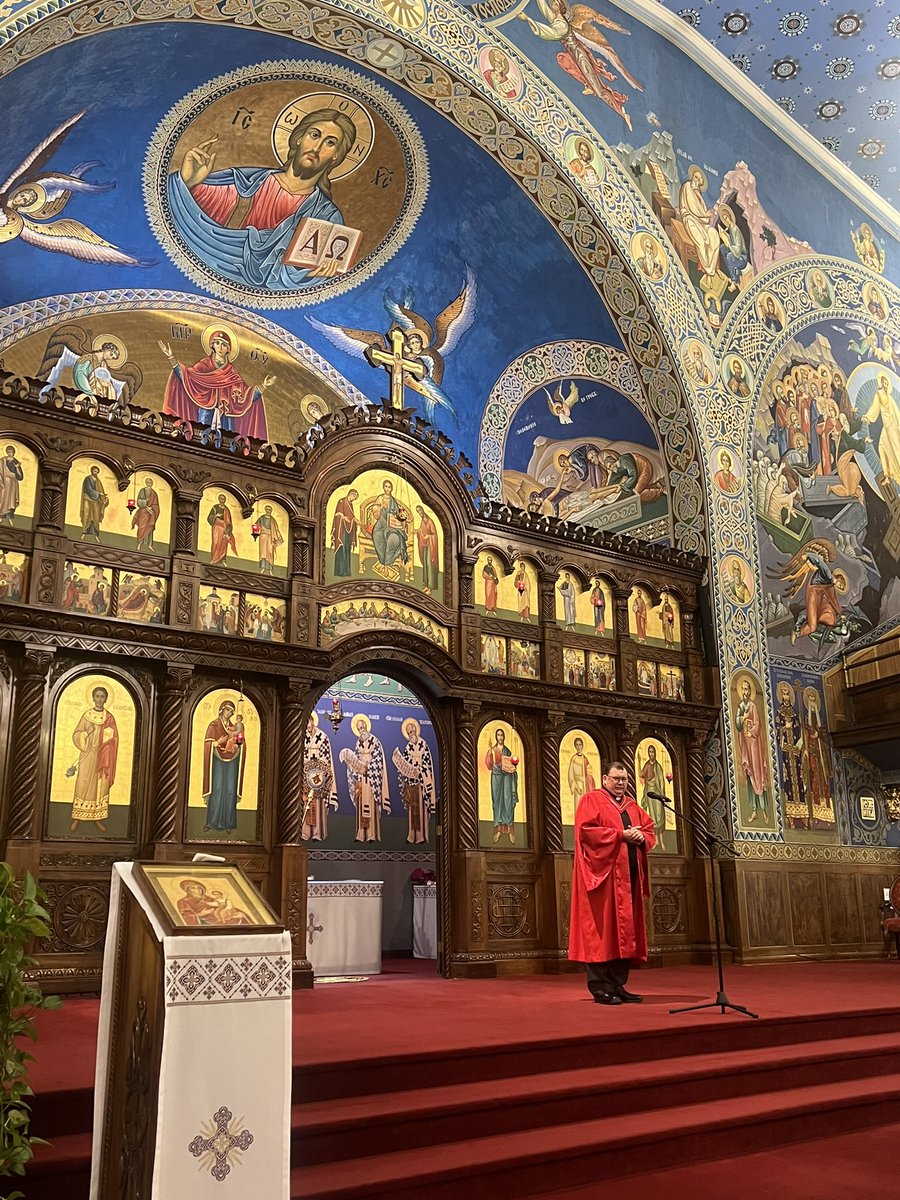Tonight we concluded our commemoration of the anniversary of the repose of Metropolitan Andrey with an ecumenical moleben for his glorification. Our homilist was the Reverend Dr. Andrew Stirling