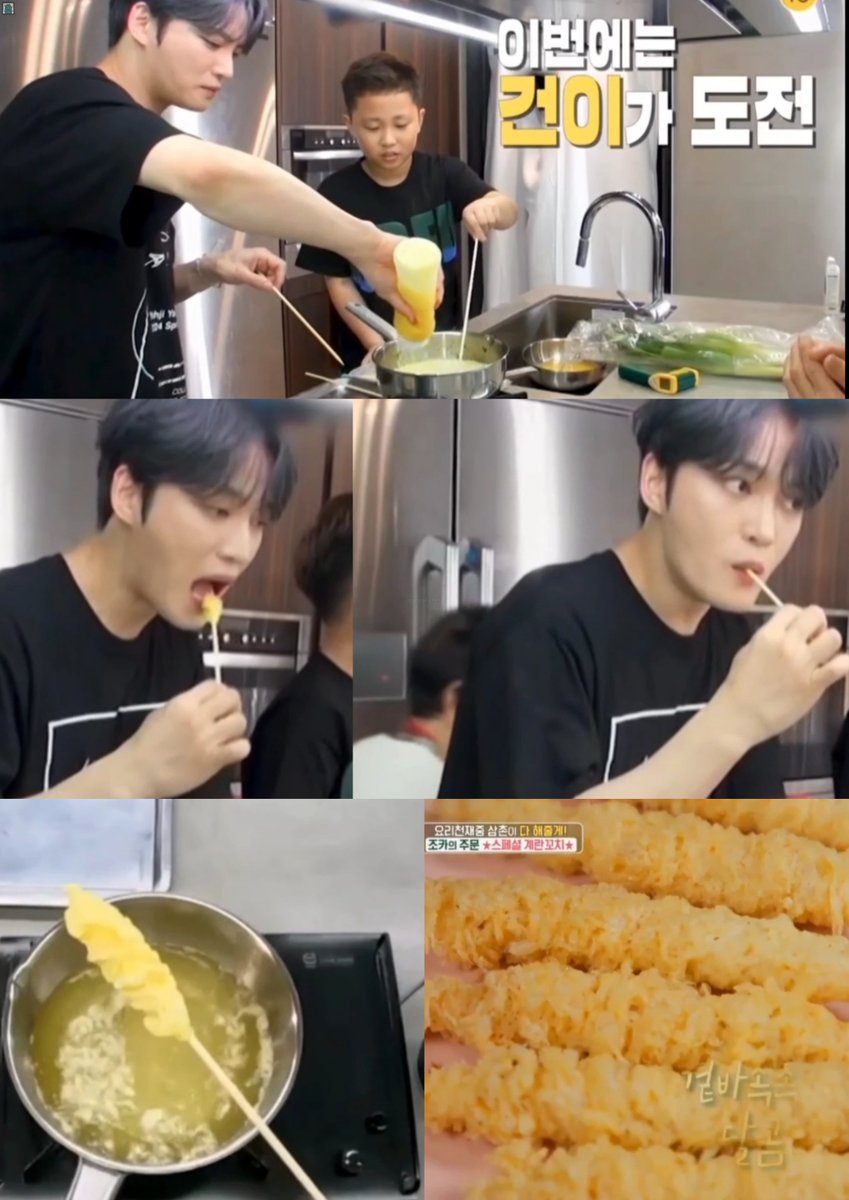 💚 cw // kpop

2024 aneh banget, meleng dikit jaejoong masak telur gulung😭
Yang minta ponakannya gegara nonton yutup streetfood indo
Sekali gulung langsung berhasil tidak seperti kita semua🥲