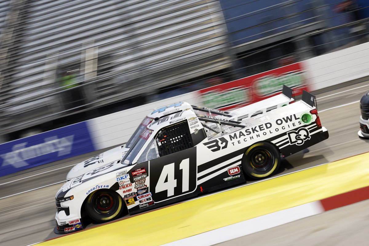 BayleyCurrey's tweet photo. P16 at Martinsville, started the night off with an uphill battle but we never stopped grinding. Proud of this No.41 team and the result we came away with.
Massive thanks to everyone at DQS, Masked Owl and @NieceMotorsport . On to Phoenix!
#NCTS | #PressTheAttack | #ZIP200 https://t.co/2fLBjkpv9F