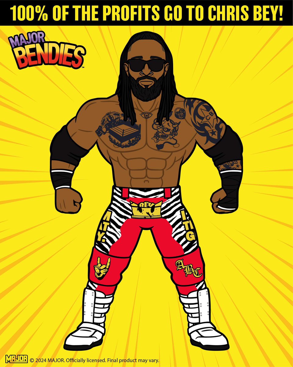 We love <a href="/DashingChrisBey/">Chris Bey</a> and wanted to do something to help out during this difficult time.

Get the very first Chris Bey wrestling figure!

100% of profits go to Chris!

collectmajor.com/products/major…