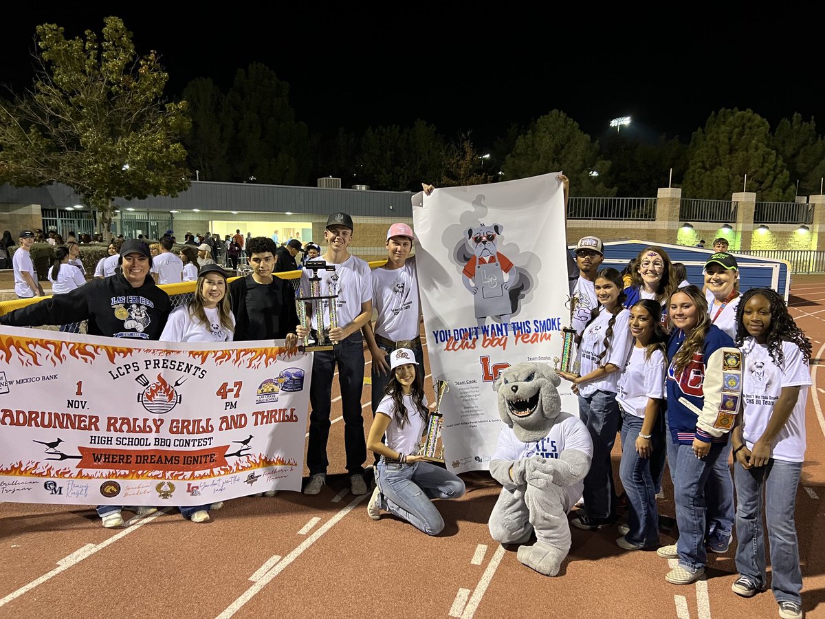 Dr. Wendi (@wcmiller) on Twitter photo Your Grill n Thrill Grand Champions, “You Don’t Want This Smoke” from <a href="/LasCrucesDawgs/">Las Cruces High</a>! #thrive575 Your Grill n Thrill Grand Champions, “You Don’t Want This Smoke” from <a href="/LasCrucesDawgs/">Las Cruces High</a>! #thrive575