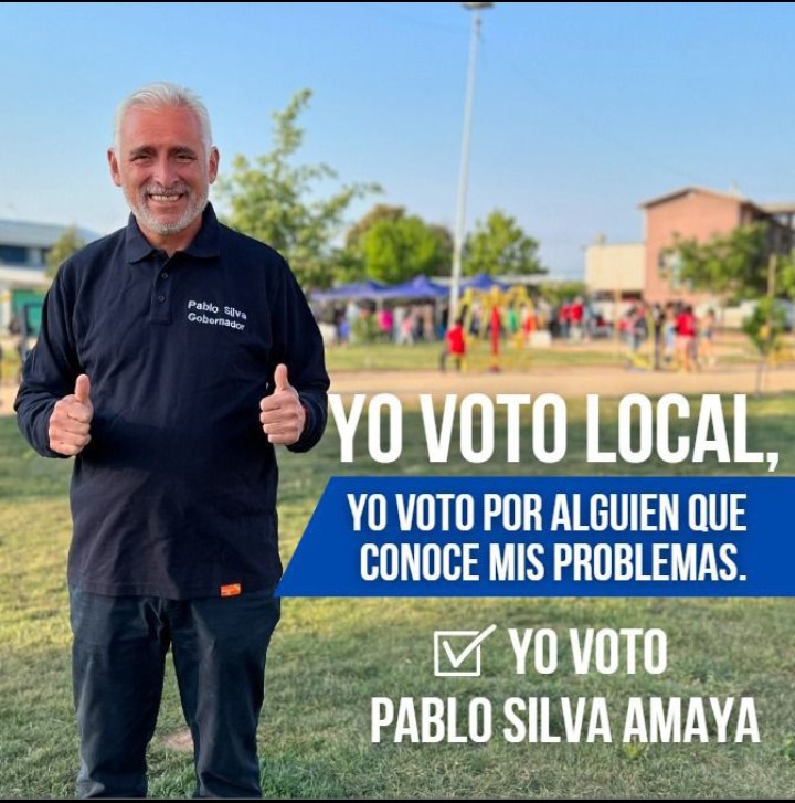 Rodrigoolaveo's tweet photo. @PabloSilvaAmaya  Yo voto local, voto Pablo Silva Amaya para gobernador https://t.co/fbupsAbQXe