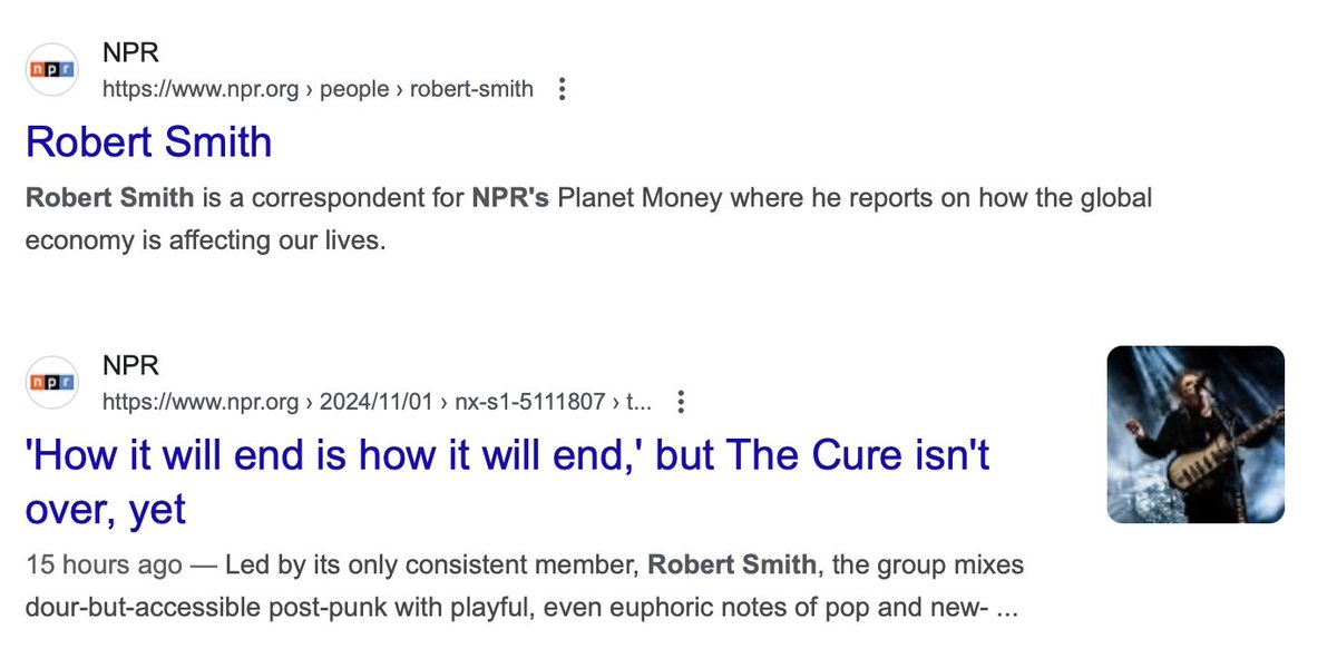 RansackedRoom's tweet photo. Okay, @idislikestephen did a fine interview of #TheCure 's Robert Smith this morning. But questions about TicketMaster fees had me wondering can we PLEASE have @radiosmith interview him, too? #RobertSmithvRobertSmith https://t.co/SX9yl2jz02