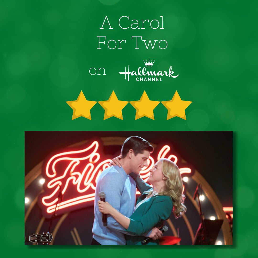 badxmasbingo's tweet photo. “A Carol For Two” on Hallmark (2024): ⭐️⭐️⭐️⭐️
Despite almost all of the dialogue being substituted for Christmas carols, this still SLAPPED for Bingo. *slow clap* 
.
#ACarolForTwo #hallmark #countdowntochristmas https://t.co/BeTL5sqH1f