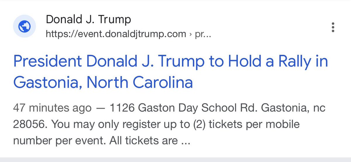 GetStretchHome's tweet image. Oh yeah, get your tickets to stand in a field. 😂😂😂 no facilities, no concessions. He will be late—he always is—but the hate and merchandise will be in great supply.