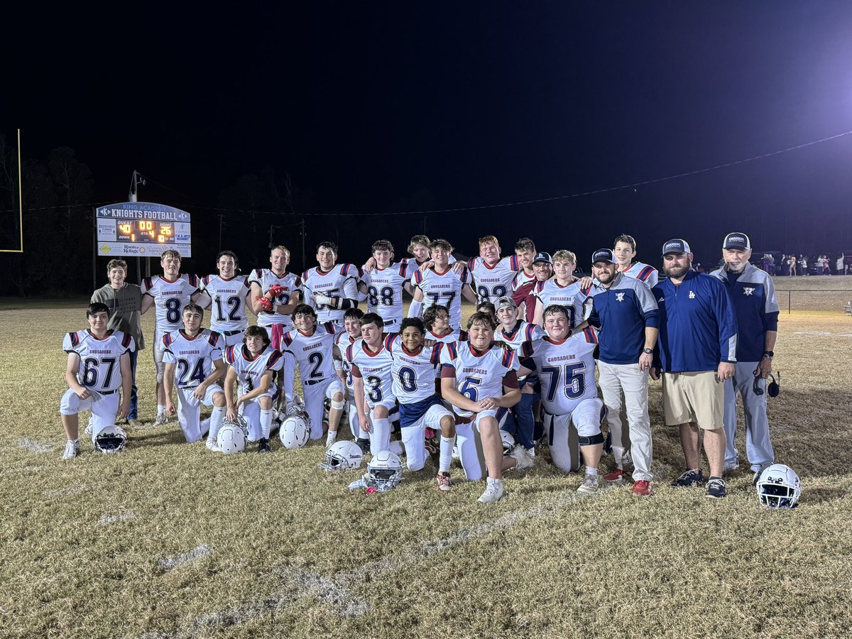 Varsity Football Final 

LA-40 WWK-26 
Record: 7-3 
Next Game: SCISA 8 man Playoffs TBA