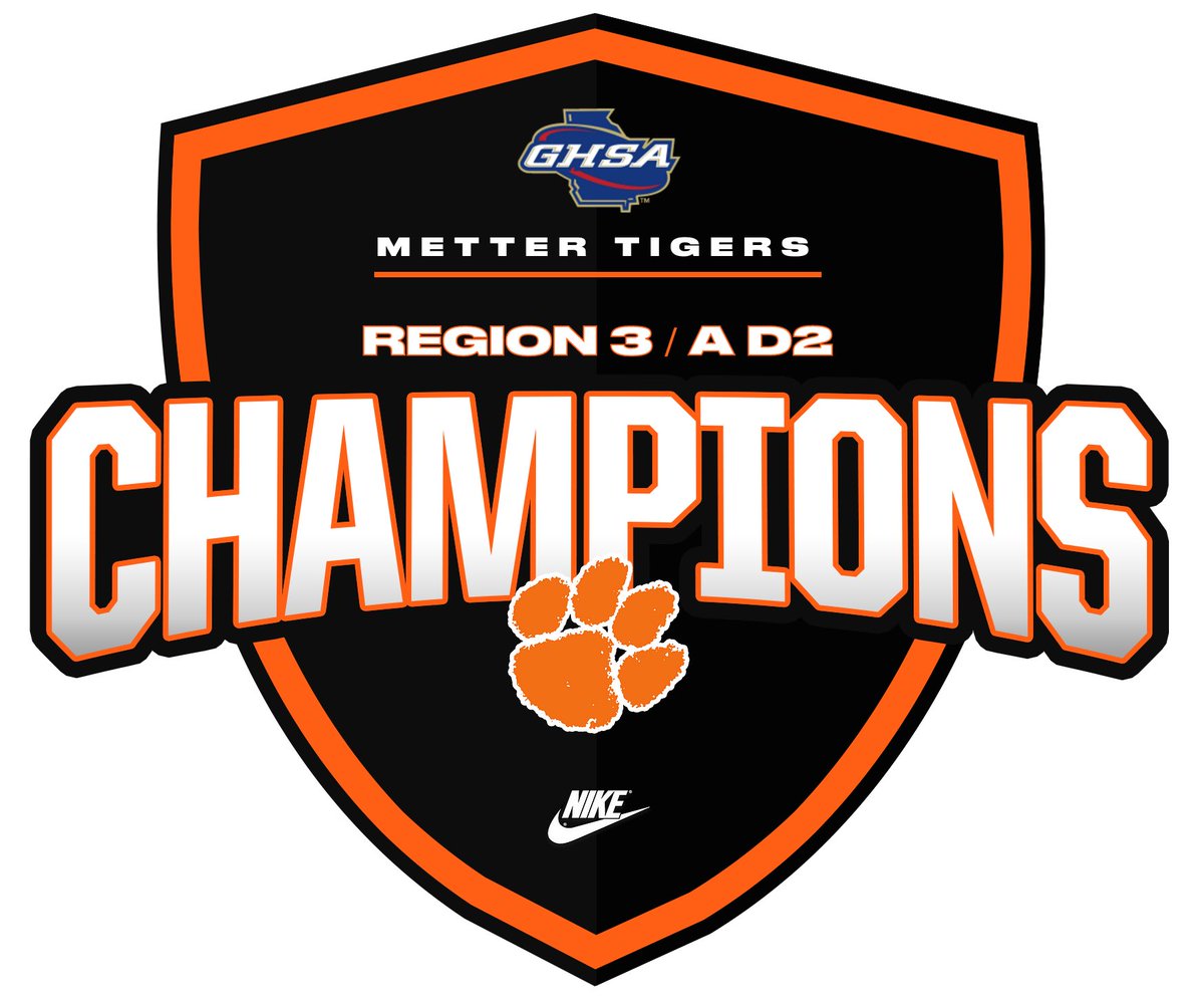 ‼️ REGION CHAMPS ‼️

FINAL

Metter Tigers- 21
Bryan County- 8

This is the 14th region title in school history 💥

⚫️🟠🐅

#gotigers  //  #chasingGREATNESS