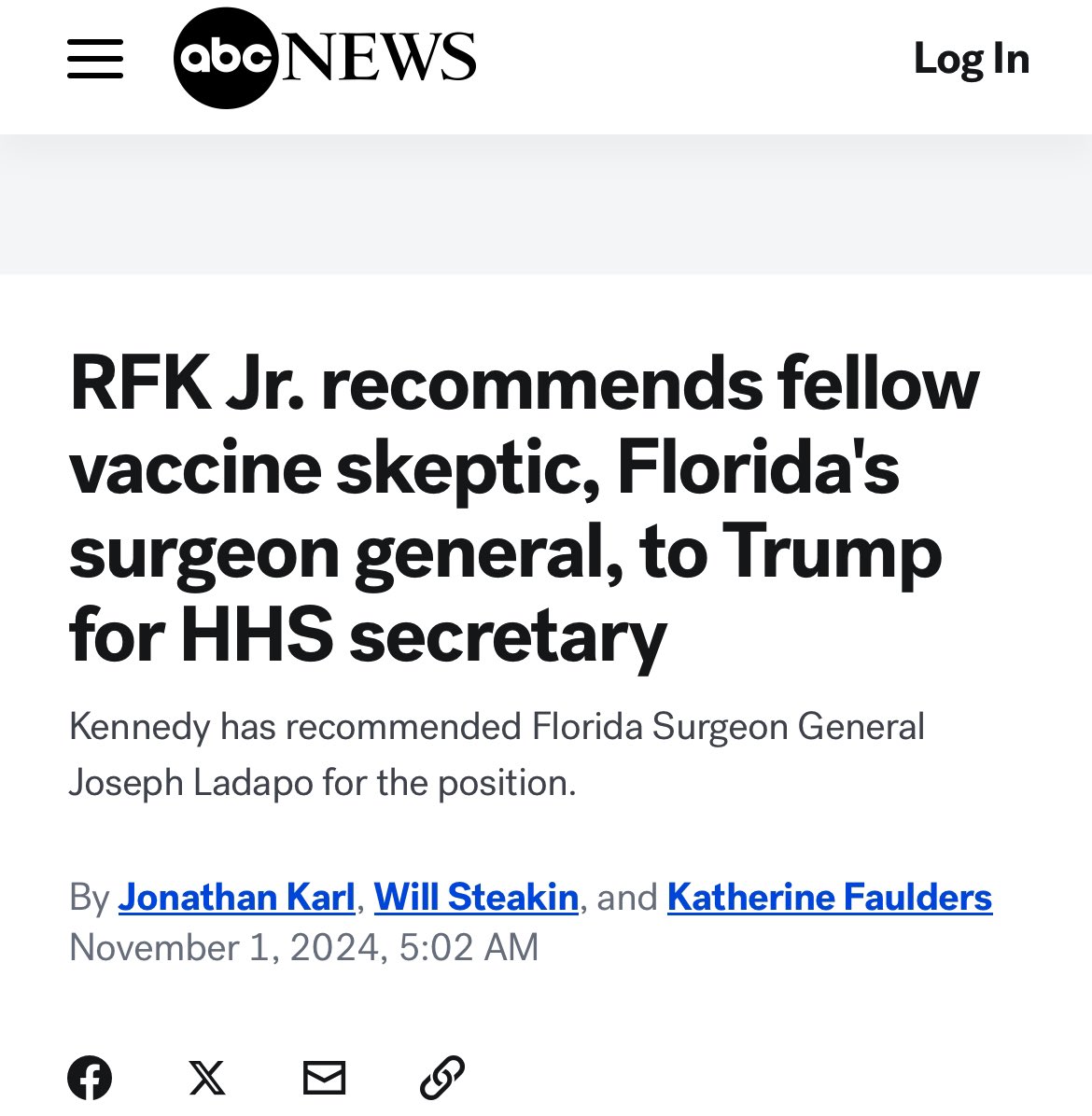 These are the stakes.  Maybe there’s only a 10% chance this happens.  That’s too high.  

And some doctors here were worried mostly about tone and decorum. 🙄