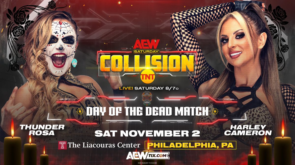 DaveMReports's tweet photo. 2 of the headline matches for @AEW Tomorrow night from #Philadelphia at the Liacouras Center
LIVE on TNT at 8 PM
#AEWPhilly #AEWCollision https://t.co/PRJVJi2bO0