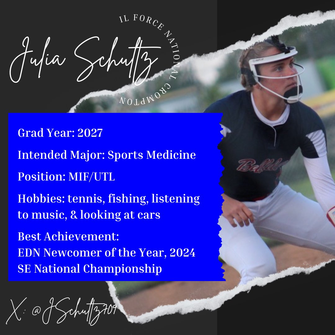 IT’S FORCE FRIDAY! Our next spotlight of the season is… <a href="/Jschultz709/">Julia Schultz</a> the player who brings the tough and grit to the field every single game! She also consistently makes Top 10 ESPN plays on defense! Wanna see some awesome plays? Stop by this weekend and see for yourself! #Top10