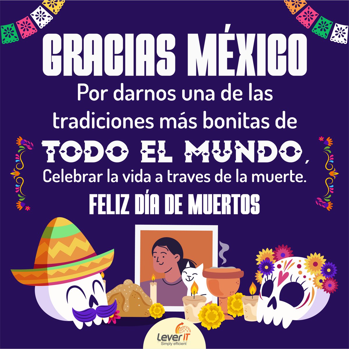 leverit's tweet photo. Del 28 de octubre al 2 de noviembre, méxico nos regala un recordatorio a nuestras raíces, nuestros ancestros y sobre todo nos invita a compartir con los nuestros que están y siempre estarán con nosotros.

Feliz día de Muertos 

#diademuertos #DiaDeMuertos2024 https://t.co/DEfMdH2SM3