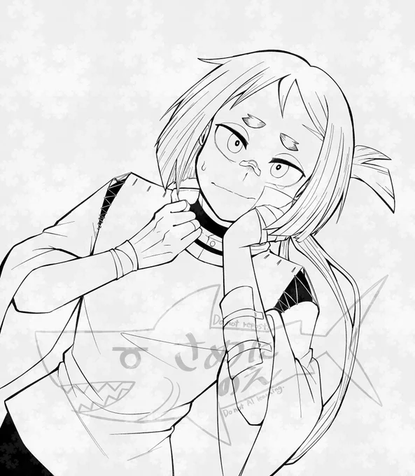 表紙を描いている 