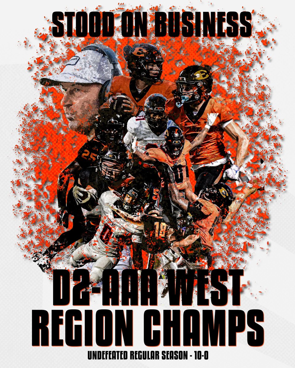W. (10-0)
.
.
.
Standing on business 💼 
.
.
.
In his first season as Head Coach, Tim Hasselbeck has led the Ensworth Tigers to the 1st D2 AAA Region Championship since 2013, as well as the 1st 10-0 regular season finish since 2012.
<a href="/tthasselbeck/">tim hasselbeck</a> 
.
.
.
#HistoryMade
#NotFinished