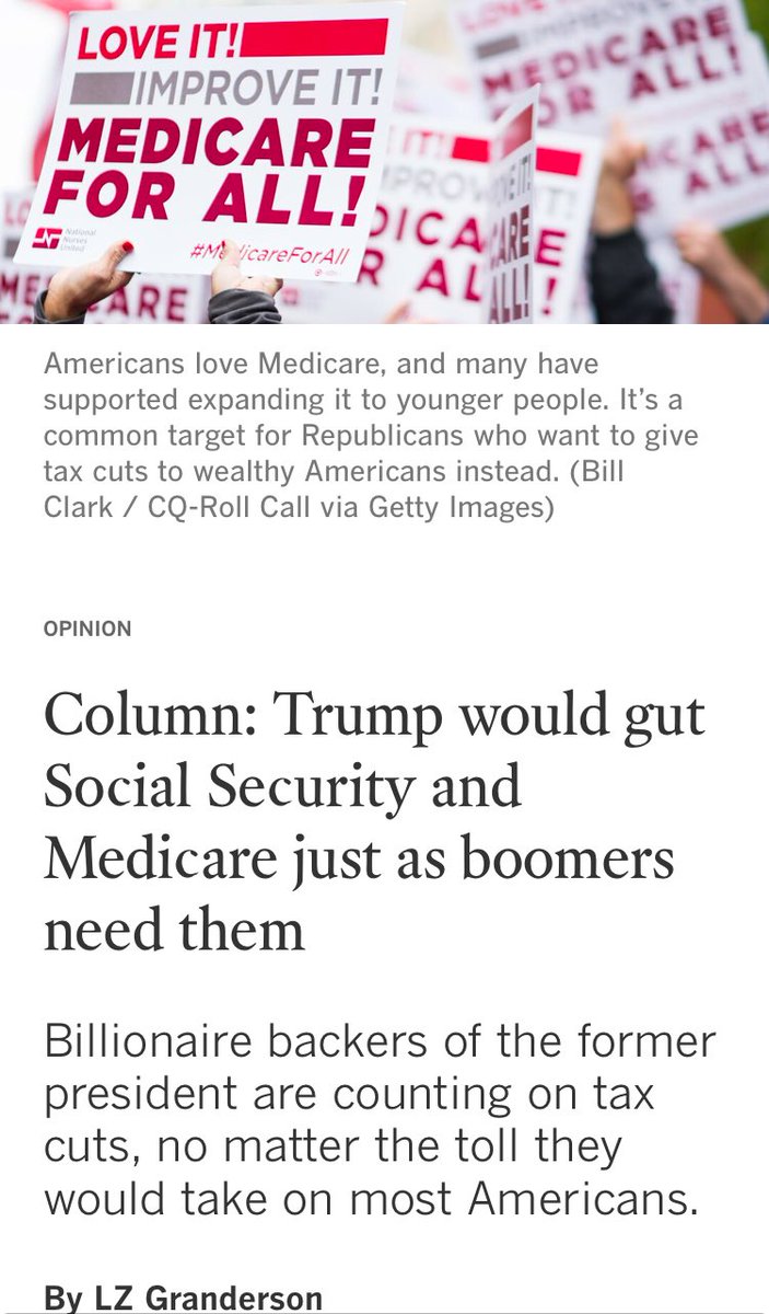 cd_smithy's tweet photo. Trump will kill Medicare to pay for his billionaire tax cuts https://t.co/Huxc2hPRzH