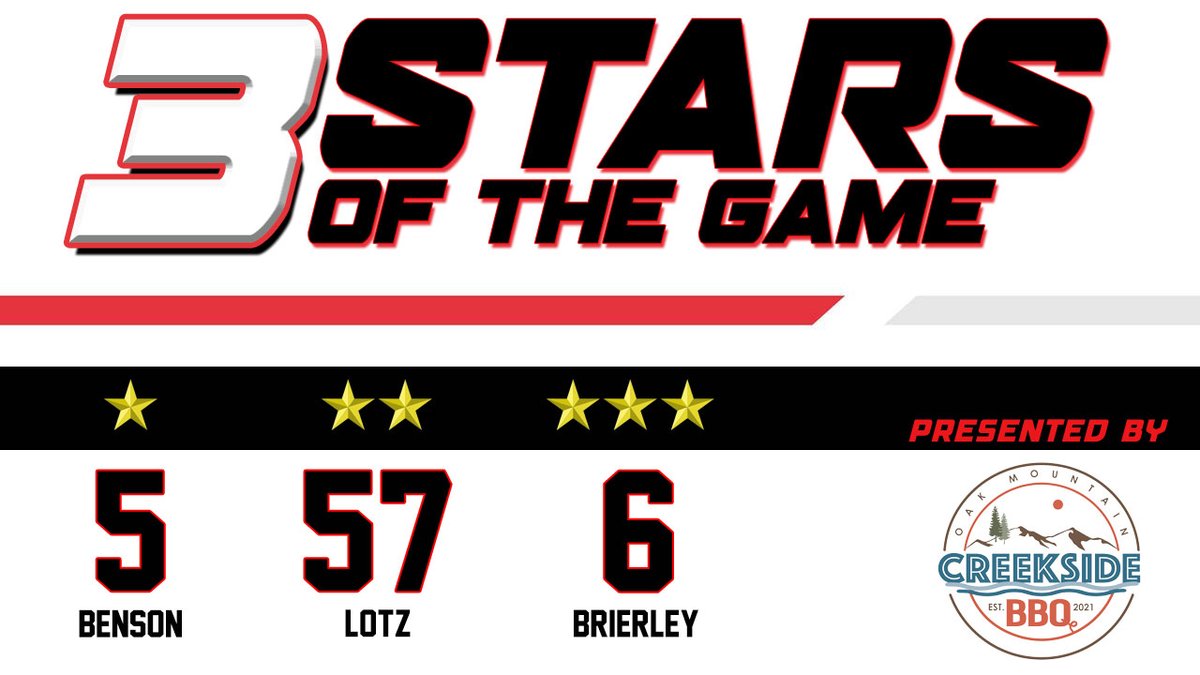 Tonight's Oak <a href="/OMCreeksideBBQ/">Oak Mountain Creekside BBQ</a> Stars of the Game