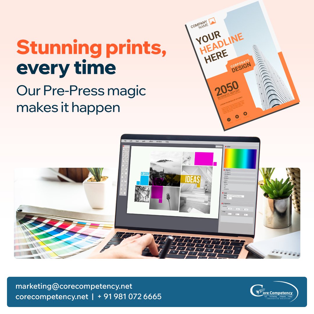 CoreCompetency's tweet image. Don't settle for mediocre.

Let us elevate your print projects from ordinary to extraordinary with stunning designs and flawless execution. Book a demo today 👉 corecompetency.net/request-a-demo/

#PrintPerfection #DesignExcellence #CreativeSolutions #GraphicDesign #Branding #Marketing