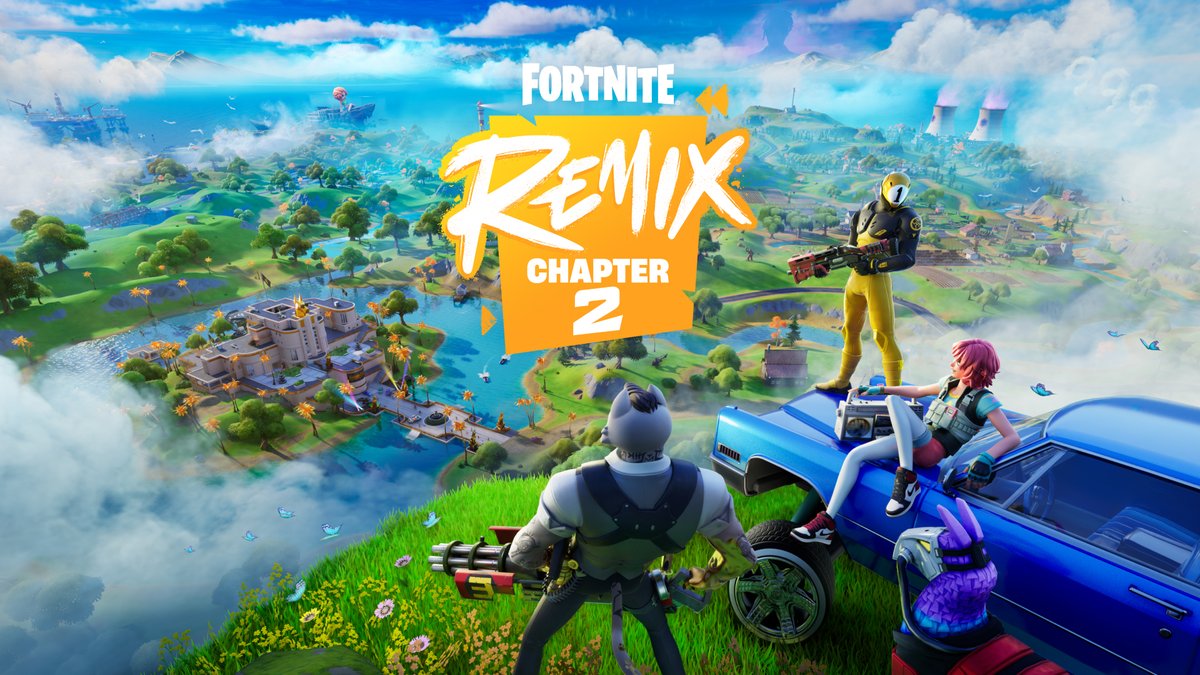 Fortnite's tweet image. Drop into a place that feels like home 🌎 

Chapter 2 Remix is almost here.

#SecondDrop