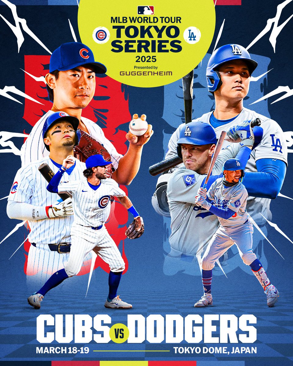 気が早すぎるか…!?」MLB公式が2025年開幕戦ポスター公開！ 大谷翔平と