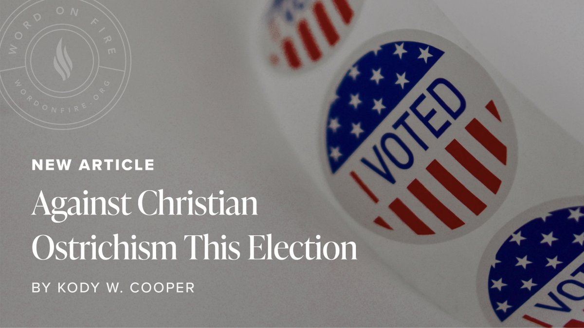 In a constitutional republic where the people are in charge of selecting their representatives, Christian citizens have a civic duty to vote, rooted in love of country: on.wof.org/4fMo2Jl

<a href="/DrKodyCooper/">Kody W. Cooper</a>