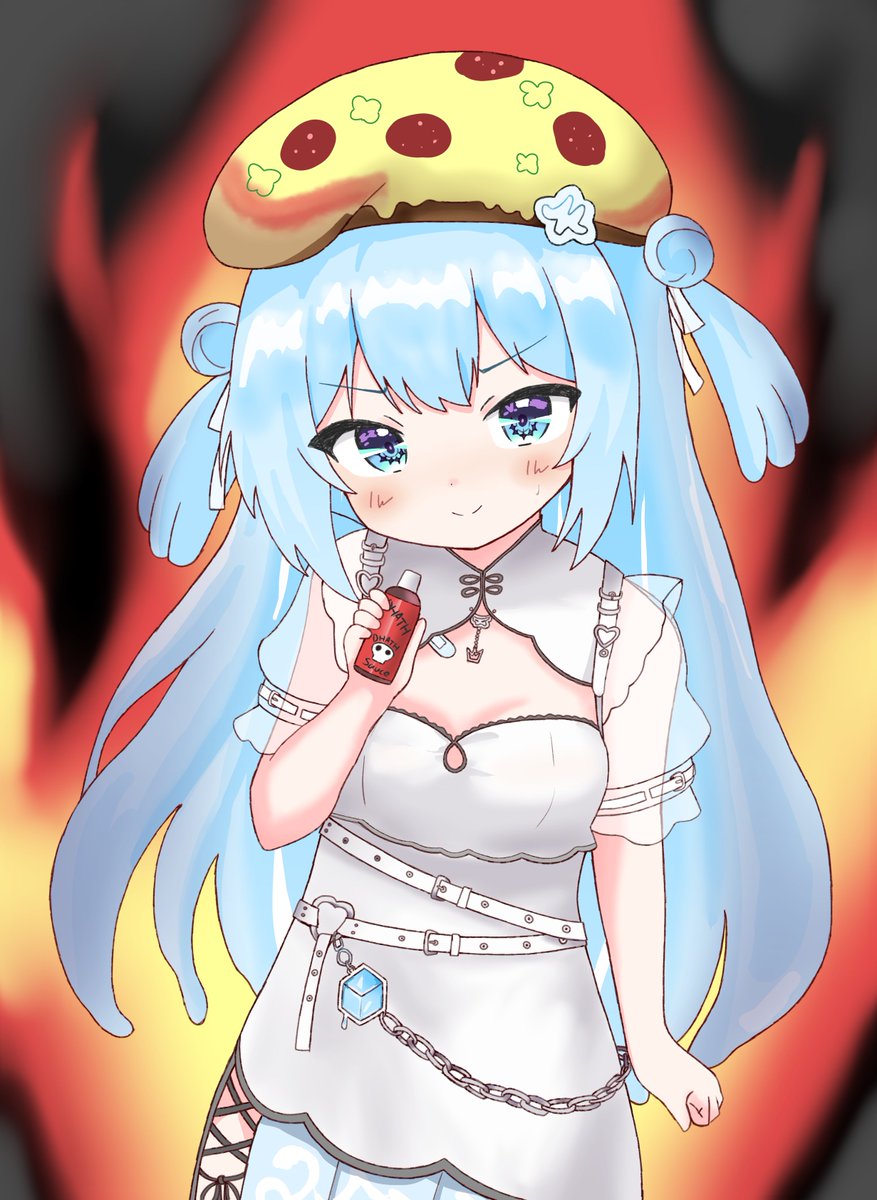 elwin221039's tweet photo. 嚴厲的Pizza! 對壞孩子實施Death Sauce的懲罰!

Skebで、犬速（https://t.co/QEGH3d67q5）先生にそまちゃんを依頼しました！
#水縹色に染まる https://t.co/K6MdJiurqH