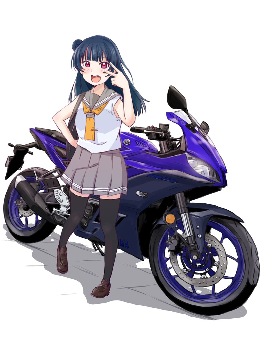 津島善子 「#いい2気筒の日 」|まるよのイラスト