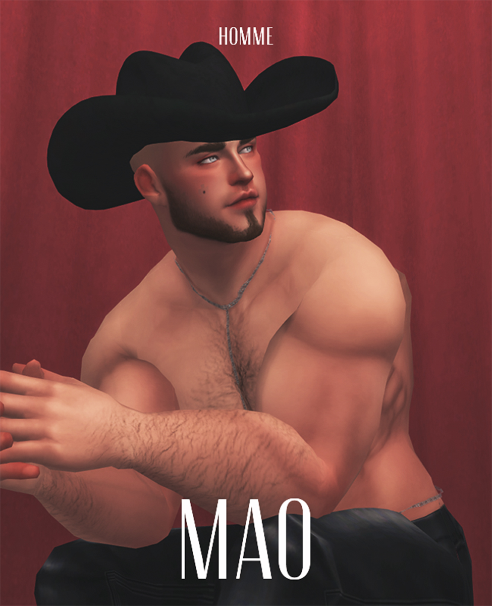 PtyMAO's tweet photo. UNHOLY (Sam Smith feat Kim Petras)
Model: Cole Harrison
#ShowUsYourSims #Sims4 #TS4 #HausOfMao #PtyMAO https://t.co/WKhgzVBWZQ