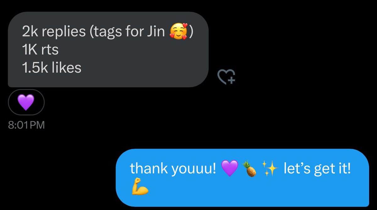 starkoosworld's tweet photo. I got a RT deal from @JM__Sparkle 😭💜

I have 7 days to reach this goal, so please help me! 🫶

2K replies
1K RTs
1.5K likes 

✨ #IllBeThereOutNow #IllBeThere #Jin_IllBeThere https://t.co/LkyRqGA580