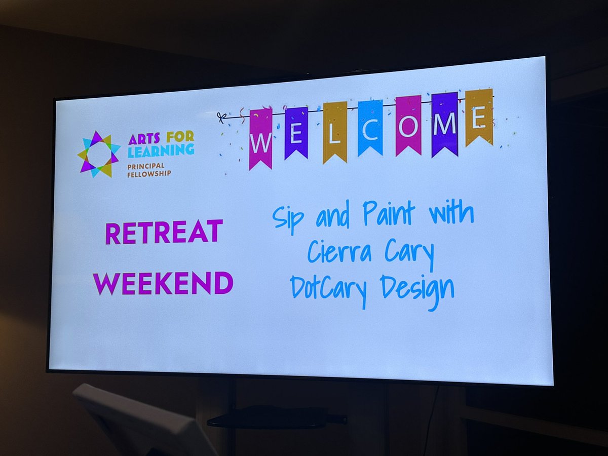 GMSVikings's tweet image. 🎨 Had an amazing first night at the Arts for Learning Principal Fellowship Retreat! Kicked things off with a sip &amp;amp; paint session—creative juices flowing and paintbrushes moving! How did I do? 🖌️😊 #PrincipalLife #ArtsForLearning #CreativeLeadership