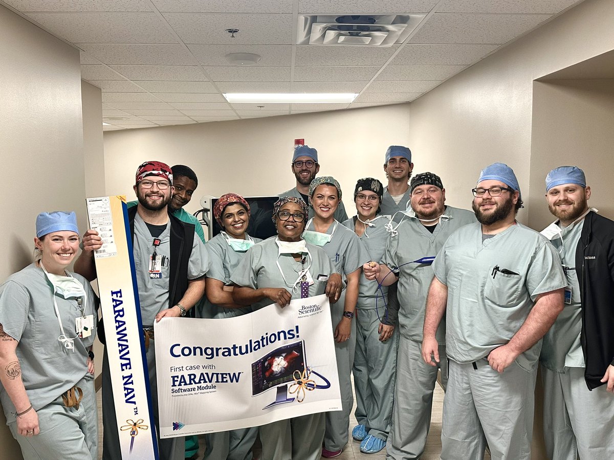 Dr. Devi G Nair (@drdevignair) on Twitter photo 🚀 Exciting news for <a href="/StBernards/">St. Bernards Healthcare</a> Electrophysiology team! This week, we completed the first cases using the newly launched FARAVIEW Software and FARAWAVE NAV Catheter with <a href="/BSCCardiology/">BostonSci Cardiology</a> 's FARAPULSE Pulsed Field Ablation System. FARAVIEW brings real-time visualization of catheter 🚀 Exciting news for <a href="/StBernards/">St. Bernards Healthcare</a> Electrophysiology team! This week, we completed the first cases using the newly launched FARAVIEW Software and FARAWAVE NAV Catheter with <a href="/BSCCardiology/">BostonSci Cardiology</a> 's FARAPULSE Pulsed Field Ablation System. FARAVIEW brings real-time visualization of catheter