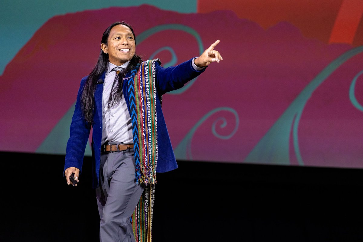 SACNAS's tweet photo. Day two of #2024NDiSTEM was powerful! Our four featured speakers reminded us to harness our strengths, stay true to ourselves, and embrace resilience and courage 💪🌟 What an inspiring lineup! #SACNAS
@DarthScience
@NAULeeLab
@echohawkd3 https://t.co/dBFPnrGYMK