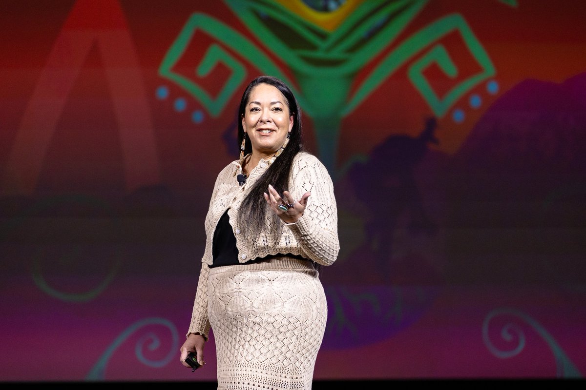 SACNAS's tweet photo. Day two of #2024NDiSTEM was powerful! Our four featured speakers reminded us to harness our strengths, stay true to ourselves, and embrace resilience and courage 💪🌟 What an inspiring lineup! #SACNAS
@DarthScience
@NAULeeLab
@echohawkd3 https://t.co/dBFPnrGYMK