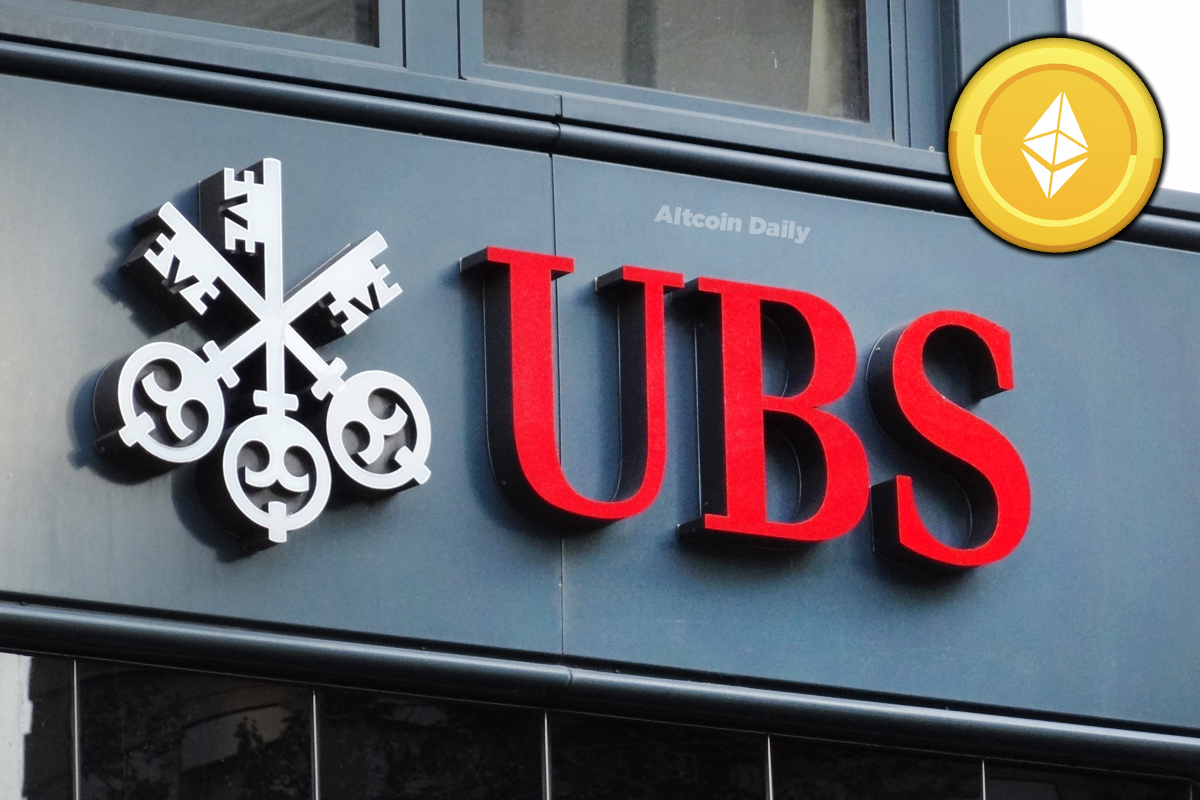 AltcoinDaily's tweet photo. JUST IN - Switzerland's largest bank UBS has launched the world's first Ethereum-based tokenized fund. https://t.co/c7c6S5gIoA
