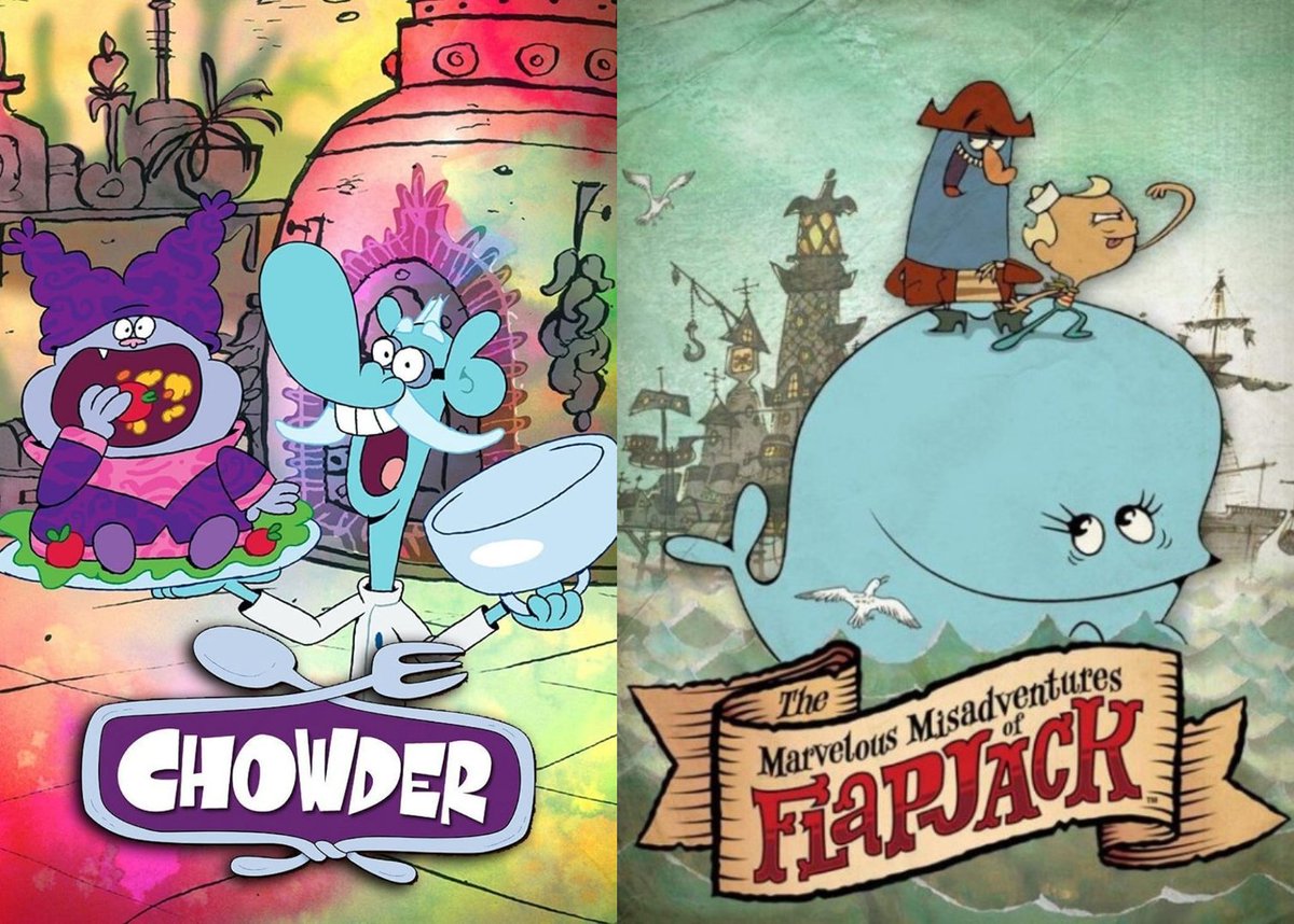 emeraldappul's tweet photo. it should be talked about more about how these two shows literally saved cartoon network during its darkest age https://t.co/XH9gJmzu1f