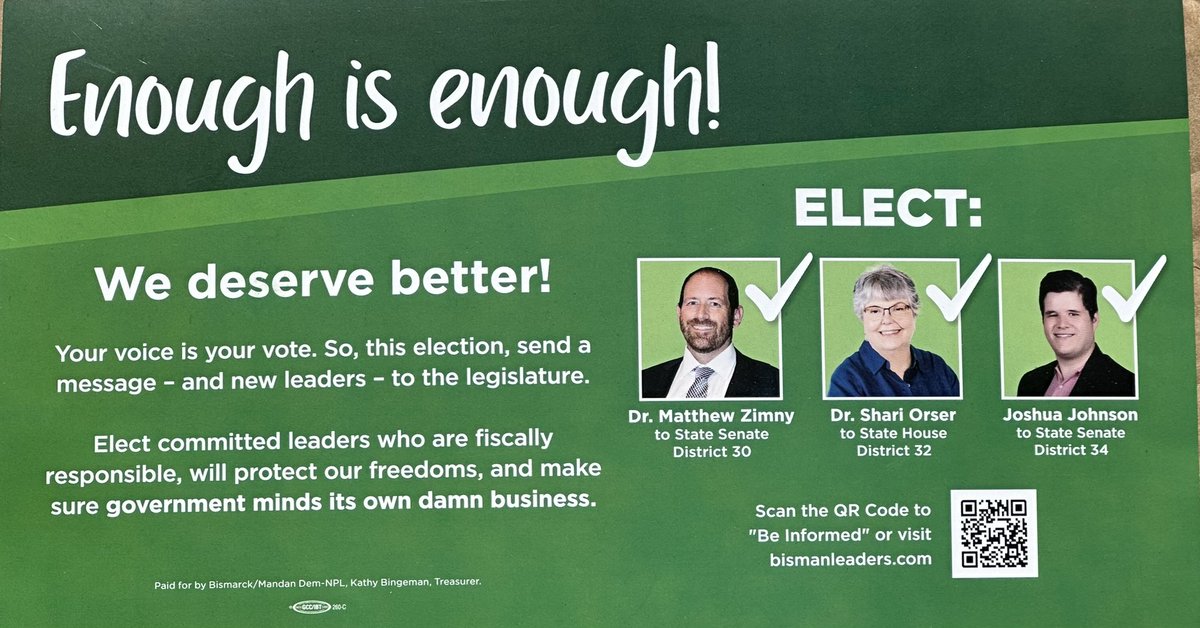 zimnyforND's tweet photo. Early Voting has already started here in Burleigh County! #VoteBlue #democrats #northdakota #bismarck https://t.co/8oDHrQGEYz