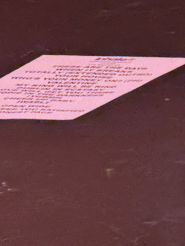 LikeParis45's tweet photo. Inhaler set list https://t.co/6H8UPWniRf